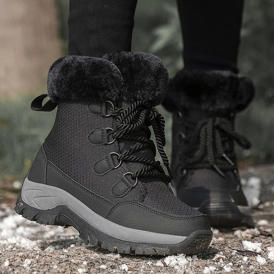 Damen Winterstiefel mit hochwertiger Isolierung und rutschfester Sohle R&B