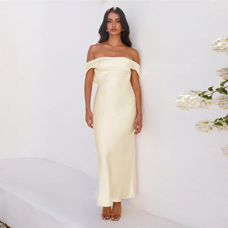 Damen Elegantes Maxikleid mit transparenten Details