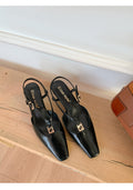 Damen Slingback-Pumps mit elegantem Riemchen und spitzer Zehenform R&B