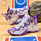 Damen Hochleistungs-Basketball-Sneaker mit atmungsaktivem Mesh-Obermaterial und rutschfester Sohle R&B