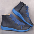 Damen Modische High-Top Sneakers mit robustem Profil und praktischem Reißverschluss EB