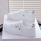 Damen Sportliche Sneakers mit seitlichem Logo und klassischem Design