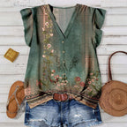 Damen Bluse mit floralem Muster R&B