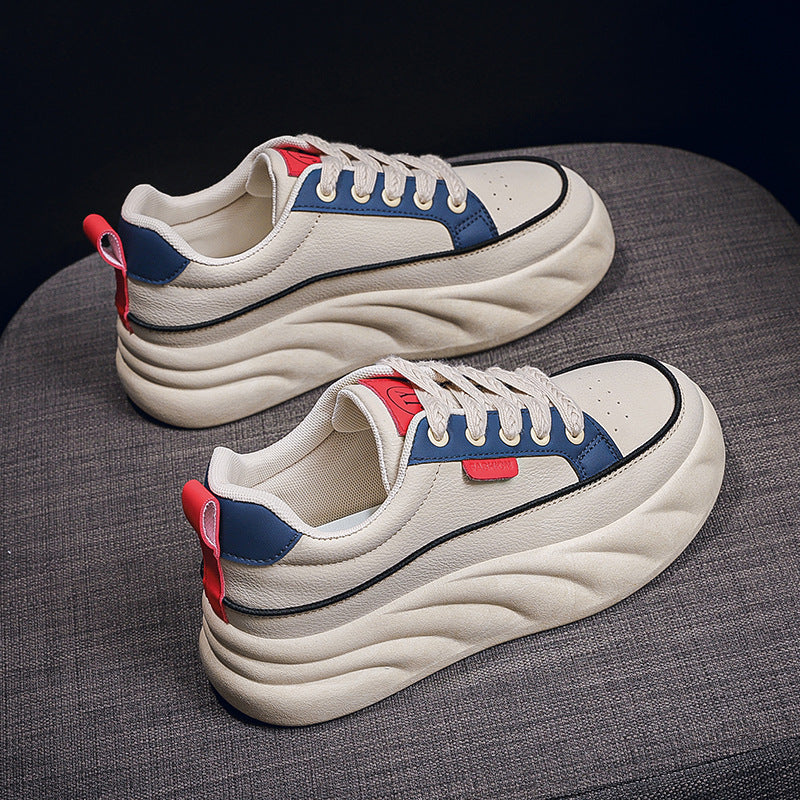 Damen Sportliche Sneakers mit dickem Plateau R&B