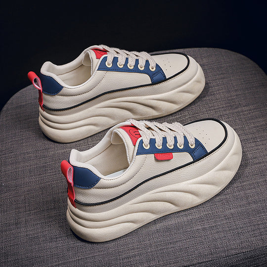 Damen Sportliche Sneakers mit dickem Plateau R&B