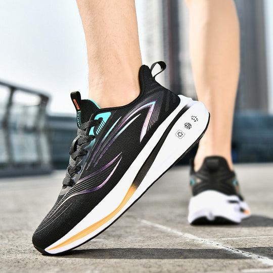 Damen Hochwertige Laufschuhe mit atmungsaktivem Mesh-Obermaterial und dämpfender Sohle R&B