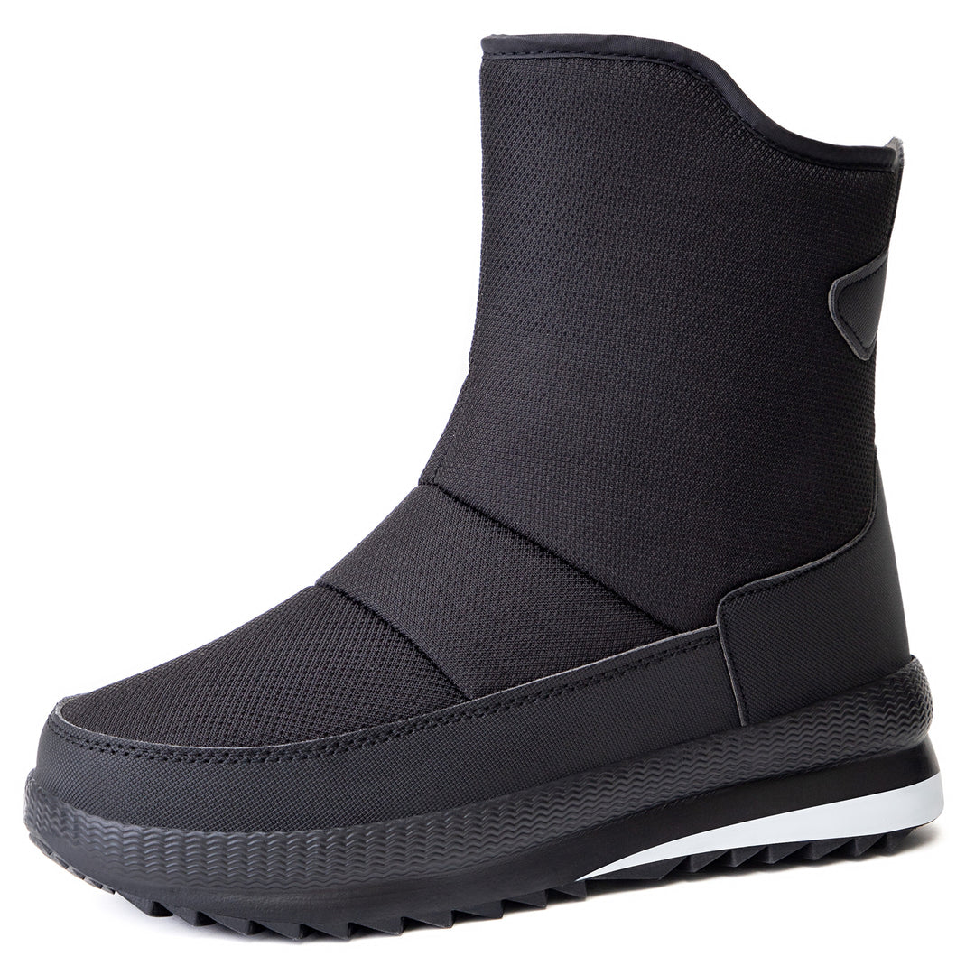 Damen Isolierte und wasserabweisende Winterstiefel mit elastischem Verschluss R&B