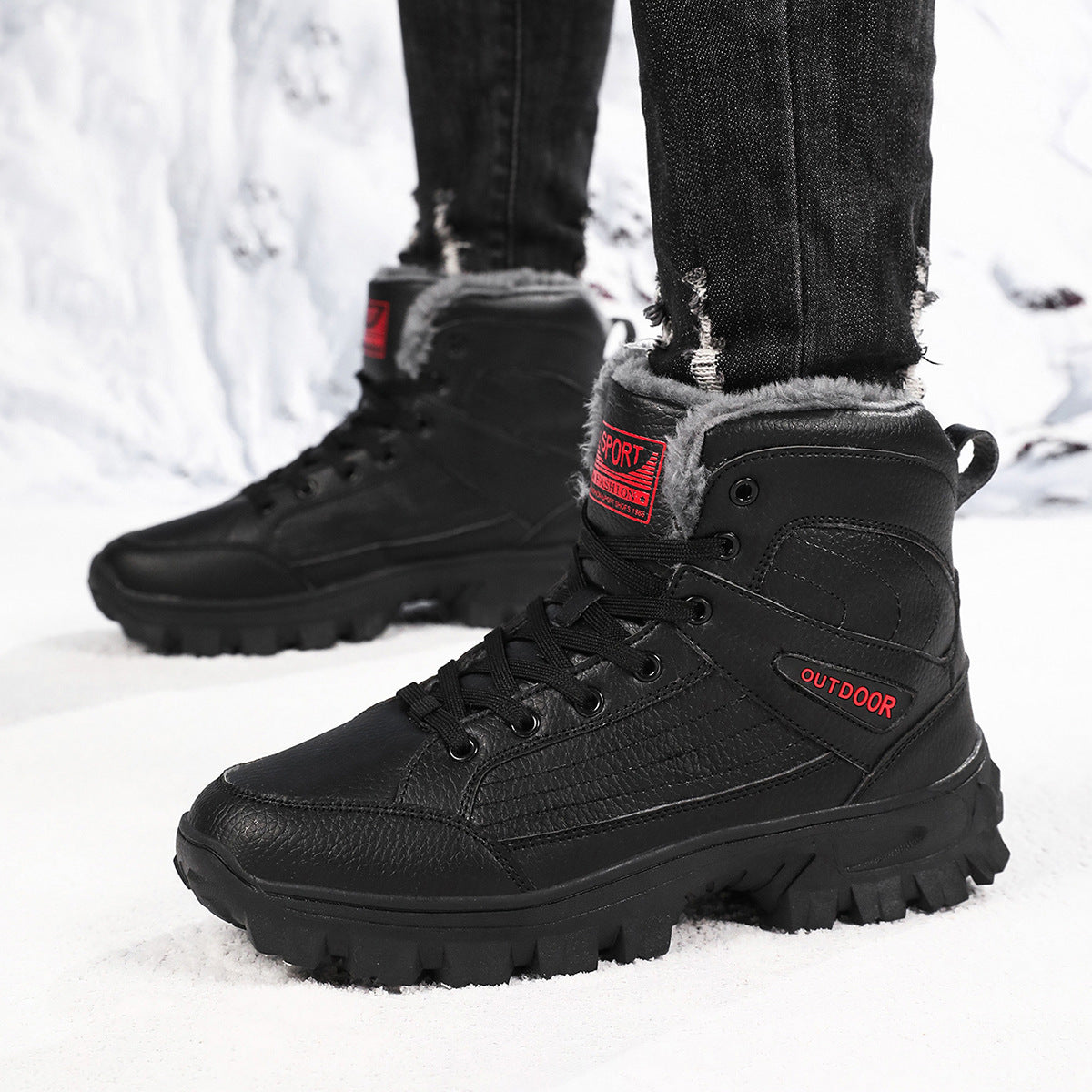 Damen Multifunktionale Winterstiefel mit isolierendem Innenfutter und rutschfester Sohle