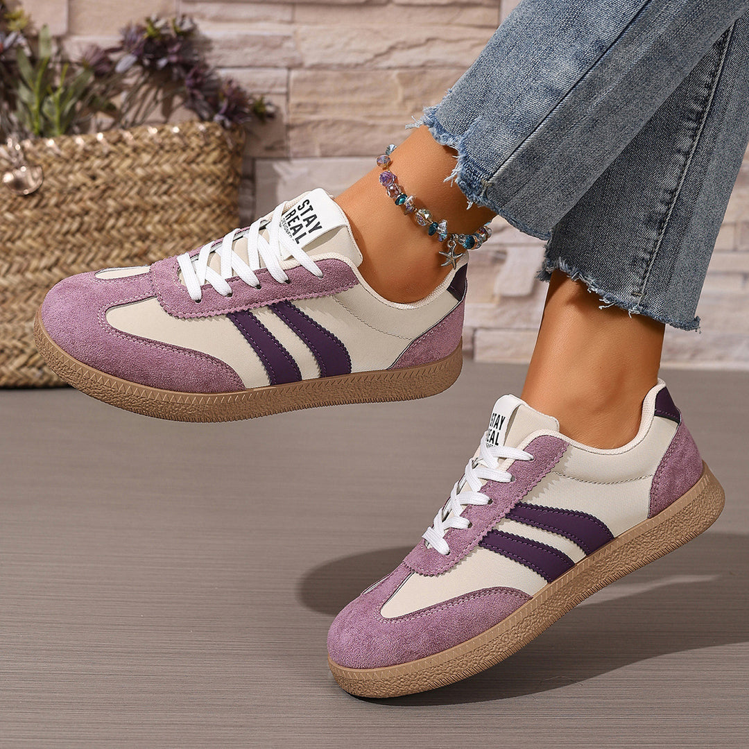 Damen Urbanes Lifestyle-Sneaker mit sportlichem Obermaterial und rutschfester Sohle R&B