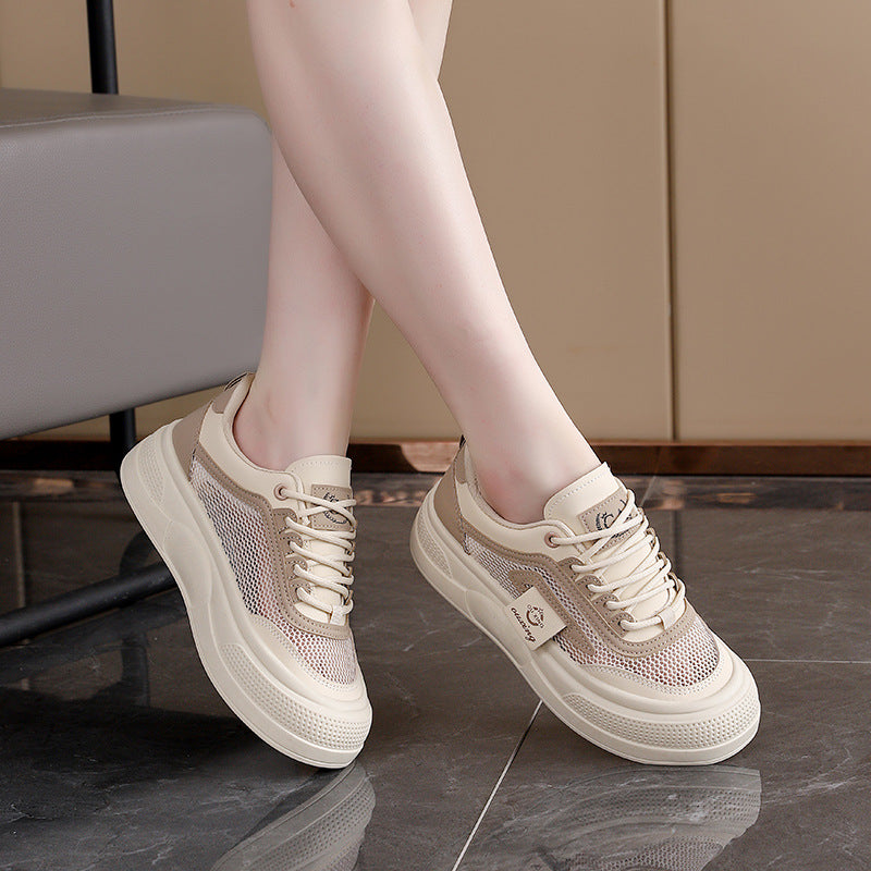 Damen trendige Sneakers mit atmungsaktivem Obermaterial und bequemer Sohle R&B