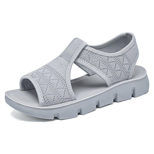 Damen Komfortable Sandalen mit rutschfester Sohle und elastischem Obermaterial R&B