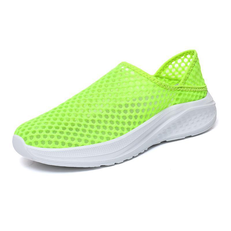Damen Atmungsaktive Slip-On Sneakers mit flexibel anpassbarem Mesh-Obermaterial