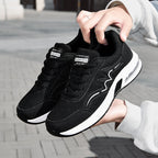 Damen nan City-Walking-Sneaker mit sichtbarer Fersenluftkammer und ergonomischer EVA-Dämpfung R&B