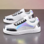 Damen Modische Sneakers mit reflektierendem Obermaterial