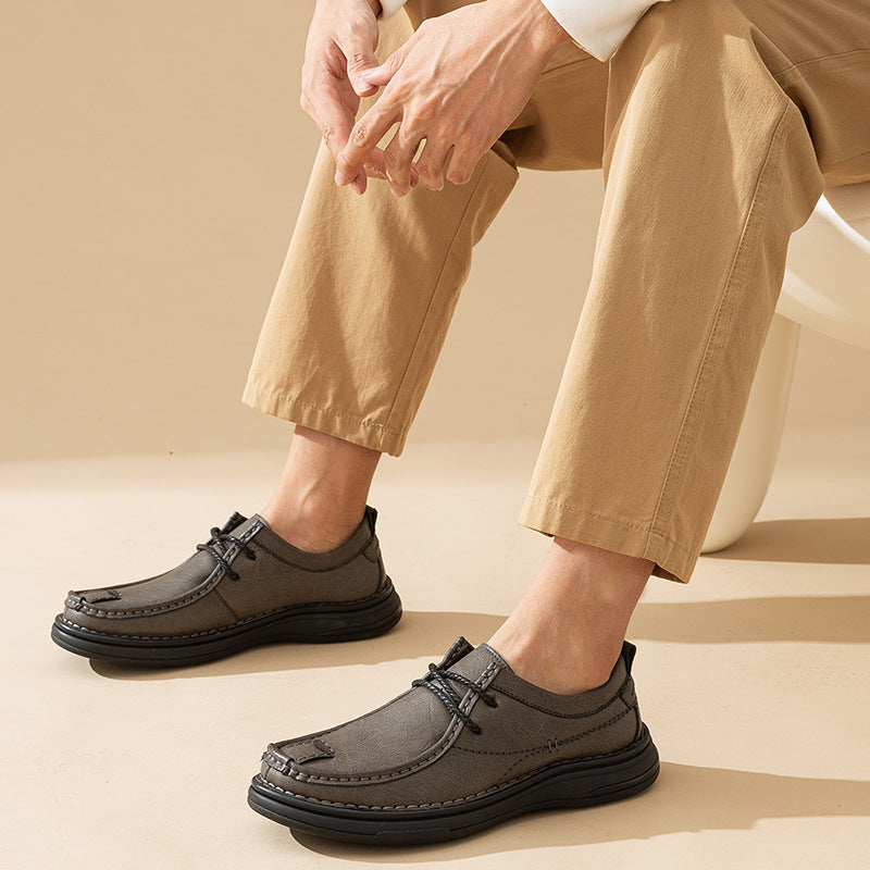 Herren Modische Schnürschuhe aus hochwertigem Kunstleder R&B