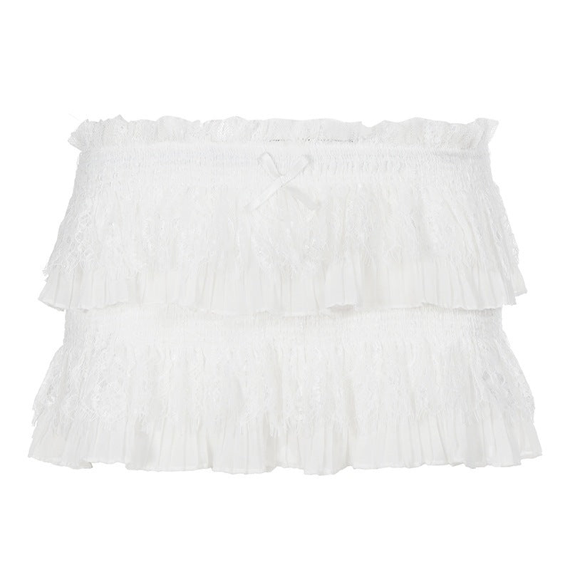 Damen Rüschenshorts aus luftiger Baumwollmischung R&B