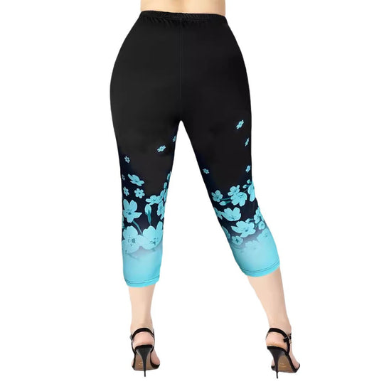 Damen Blusenset mit floralem Design und bequemen Leggings R&B