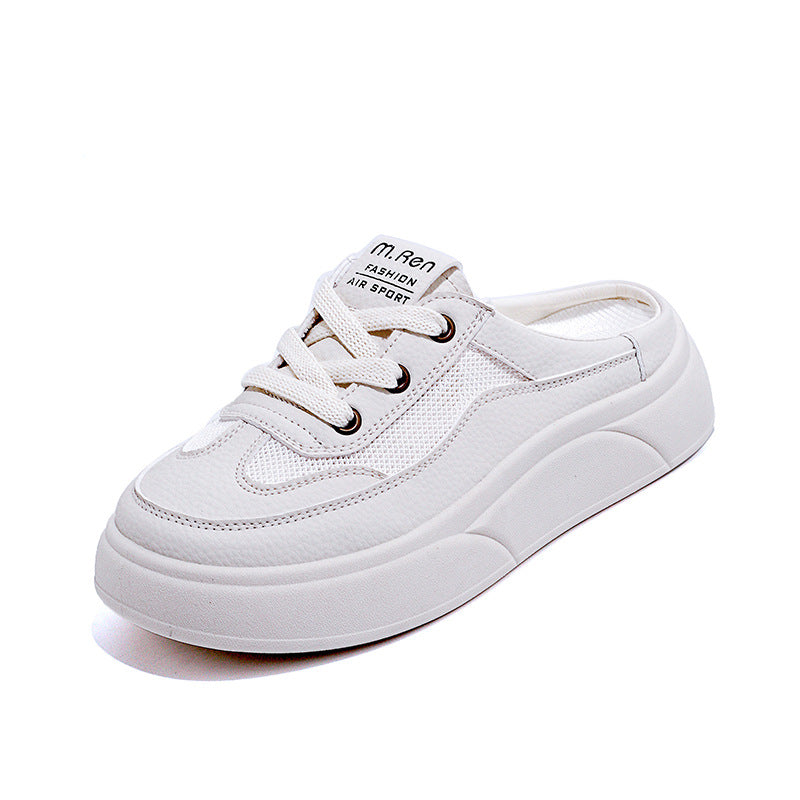 Damen Freizeitsneaker mit elastischem Design und dicker Laufsohle R&B