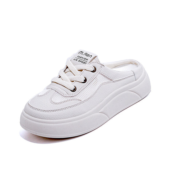 Damen Freizeitsneaker mit elastischem Design und dicker Laufsohle R&B