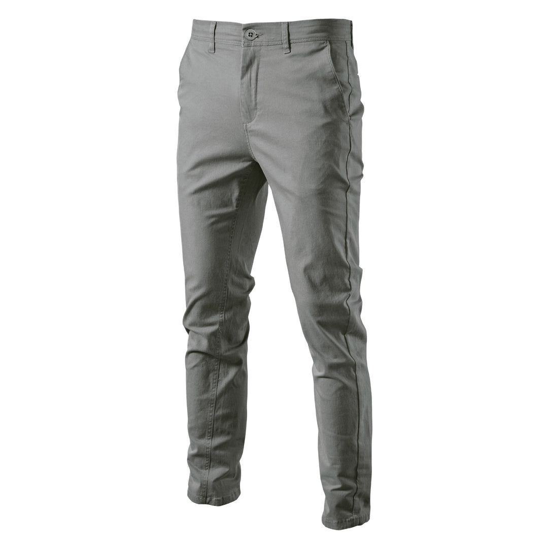Herren Chinohose mit schmaler Passform und elastischem Bund R&B