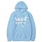 Damen Kapuzenpullover mit kreativem Vogelmotiv und hochwertiger Baumwolle
