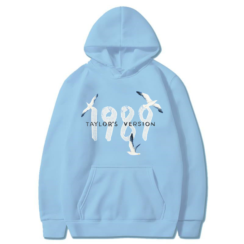 Damen Kapuzenpullover mit kreativem Vogelmotiv und hochwertiger Baumwolle