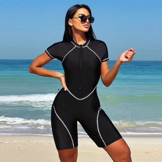 Damen Kurzarm Surfanzug R&B