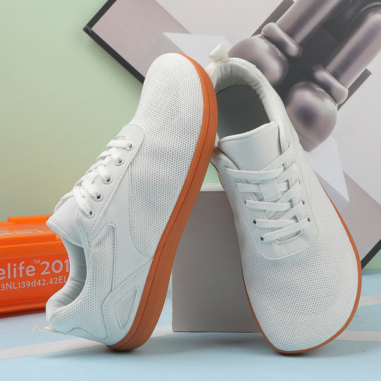 Damen Sportliche Sneaker mit atmungsaktiver Mesh-Oberfläche und rutschfester Sohle R&B
