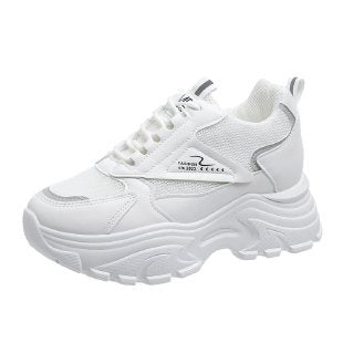 Damen modische chunky Sneakers mit dämpfender Sohle und atmungsaktivem Obermaterial R&B