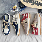 Damen Sneaker mit sportlichem Design und gepolstertem Kragen R&B
