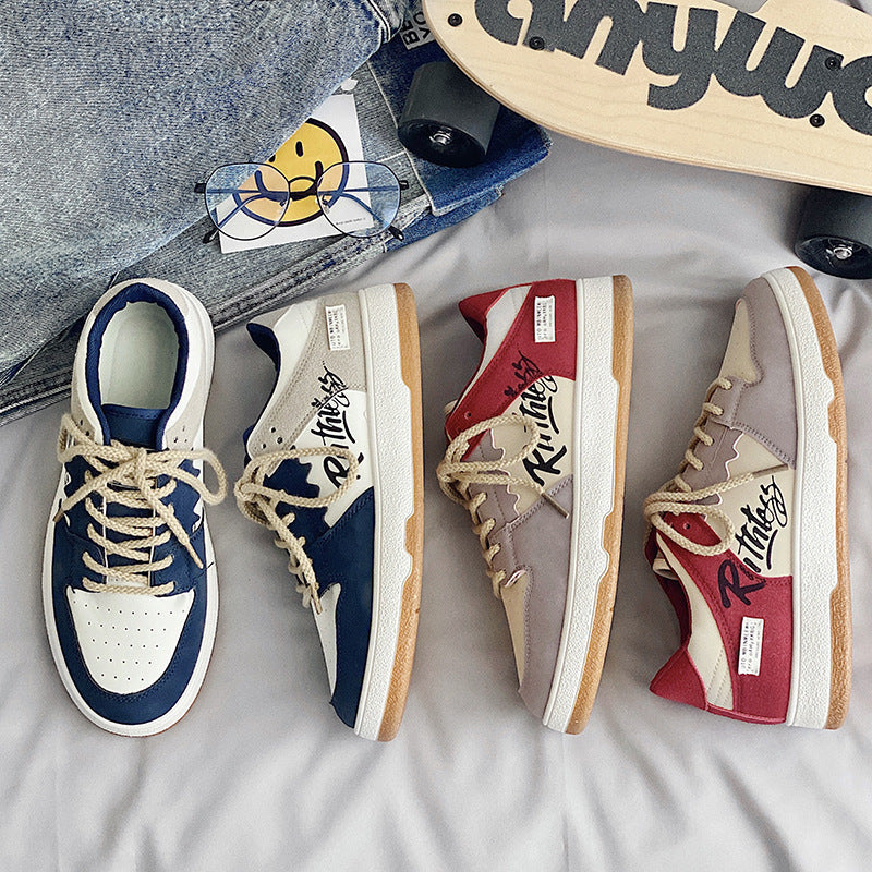 Damen Sneaker mit sportlichem Design und gepolstertem Kragen R&B