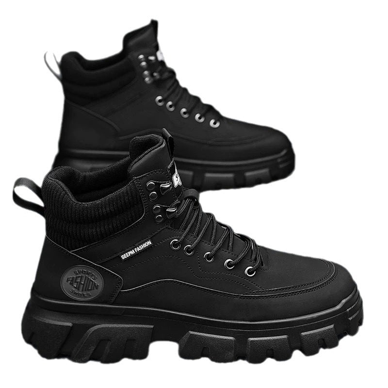 Damen Robuste Winterstiefel mit rutschfester Sohle und hohem Schaft