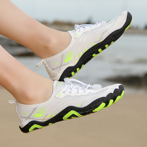Damen Wassersportschuhe mit elastischem Schnürsystem und rutschfester Sohle R&B