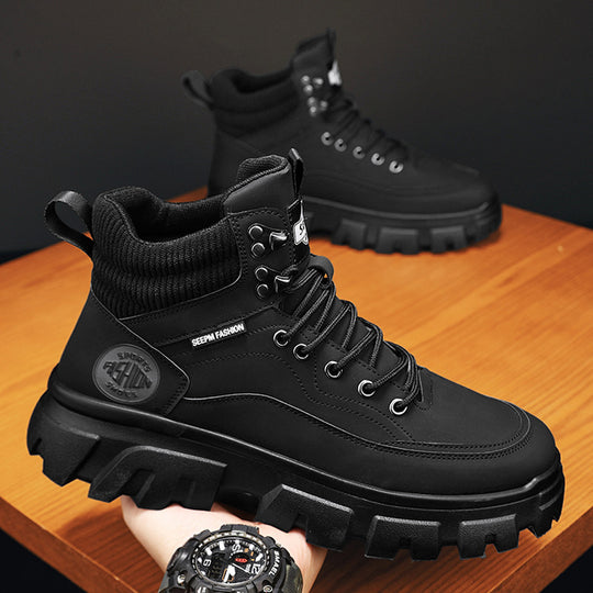 Damen Hohe Freizeitstiefel mit rutschfester Profilsohle und isolierendem Innenfutter R&B