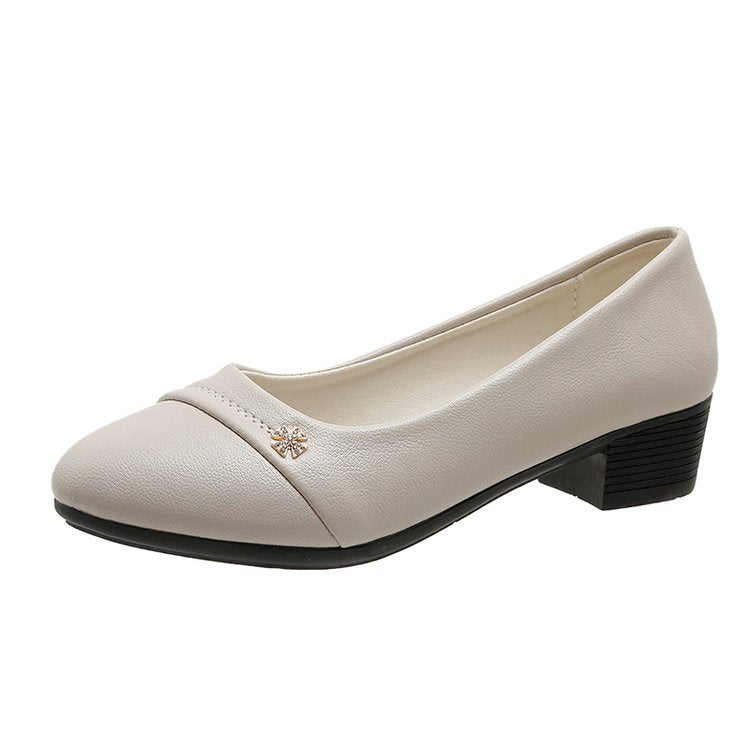 Damen elegante Ballerinas mit modischem Schmuckdetail R&B