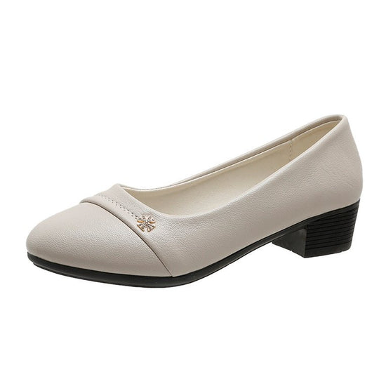 Damen elegante Ballerinas mit modischem Schmuckdetail R&B