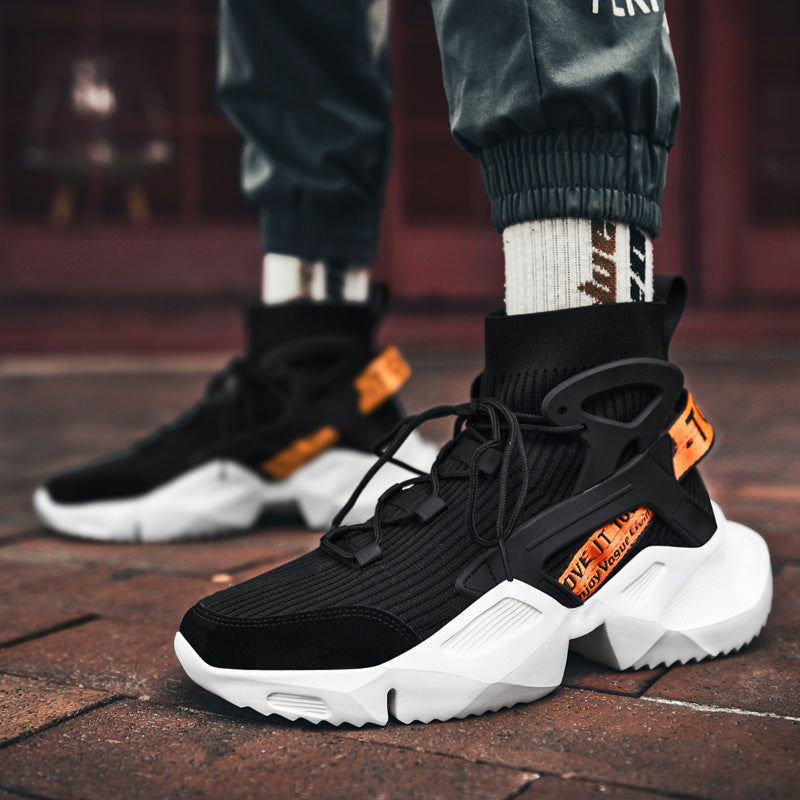 Damen Hohe Strick-Sneaker mit stabilisierenden Sohlen von R&B