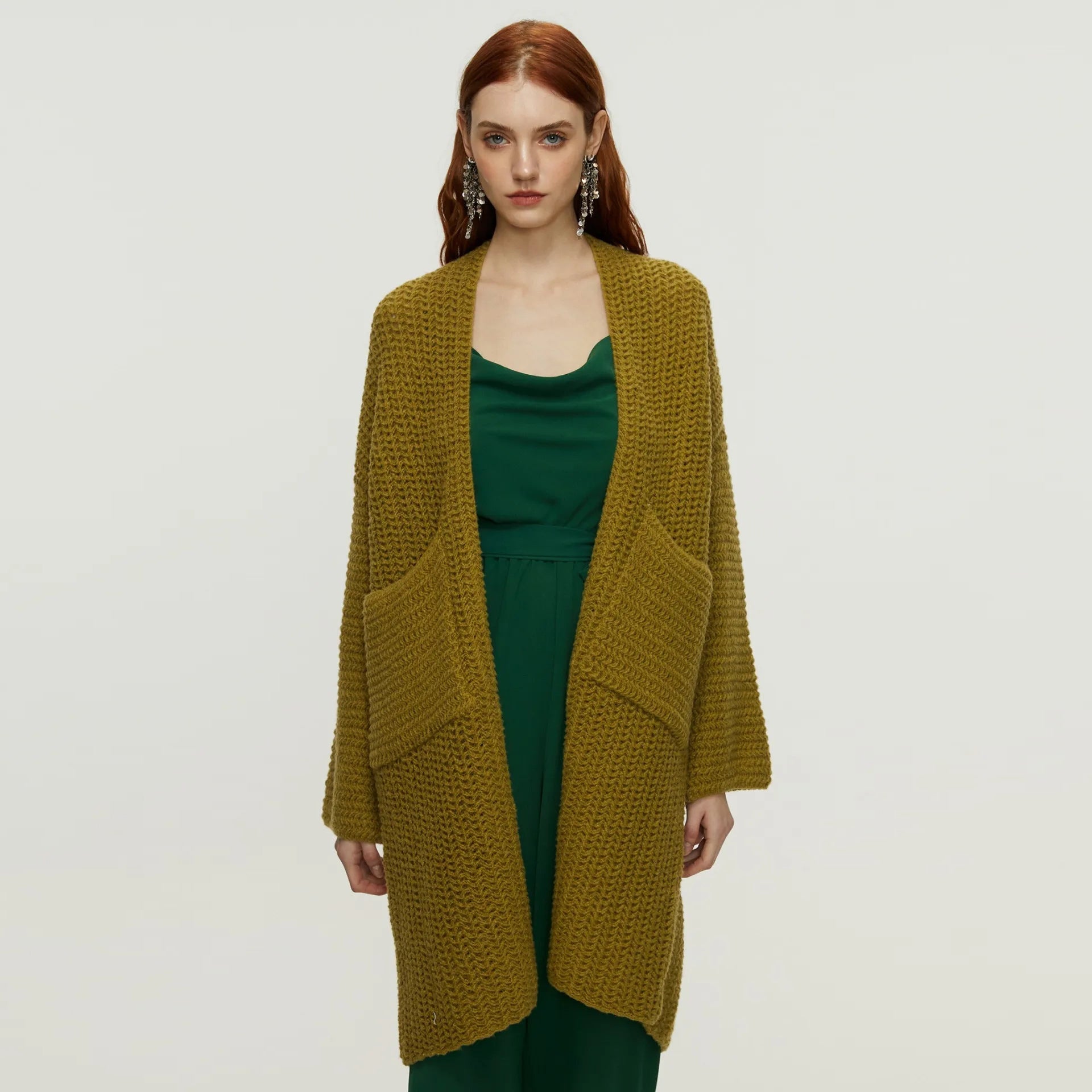Damen Strickjacke mit Taschen