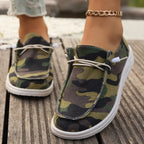 Damen Freizeit-Sneaker im modischen Camouflage-Design R&B