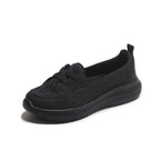 Damen Sportliche Slip-On Sneakers mit atmungsaktivem Obermaterial und dämpfender Sohle