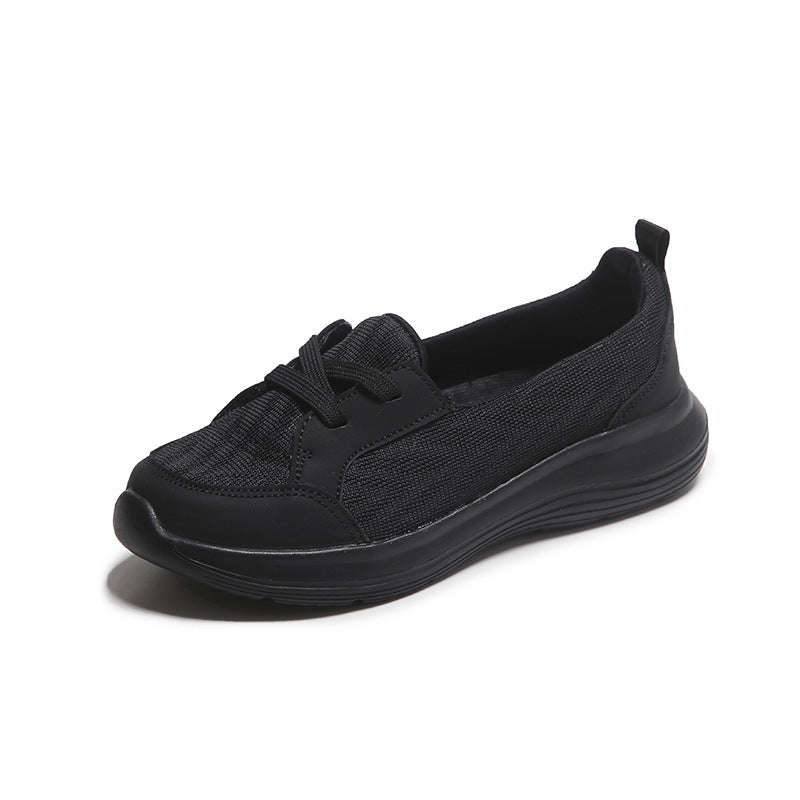 Damen Sportliche Slip-On Sneakers mit atmungsaktivem Obermaterial und dämpfender Sohle