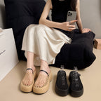 Damen Plattform-Sandalen mit innovativem Netzdesign und rutschfester Sohle R&B