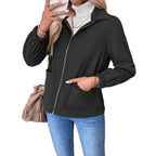 Damen Casual Steppjacke mit hohem Kragen von R&B