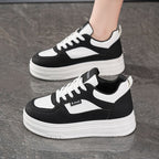 Damen Sportliche Chunky Sneakers mit dicker Laufsohle R&B