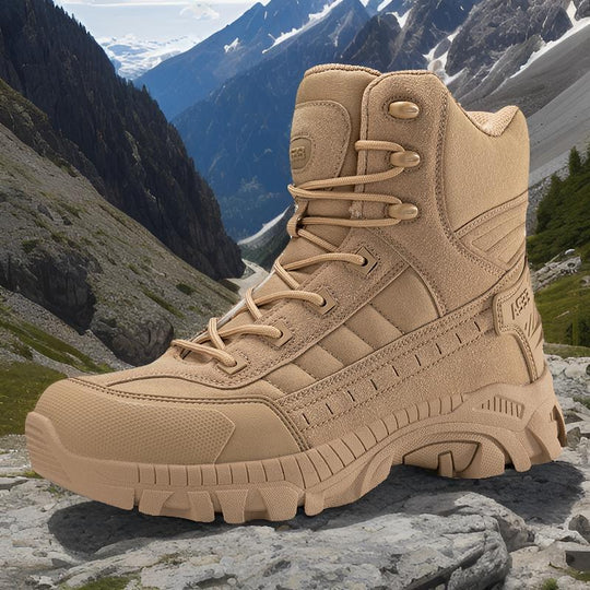 Herren All-Terrain Trekkingstiefel mit hohem Knöchelschutz und rutschfester Sohle R&B