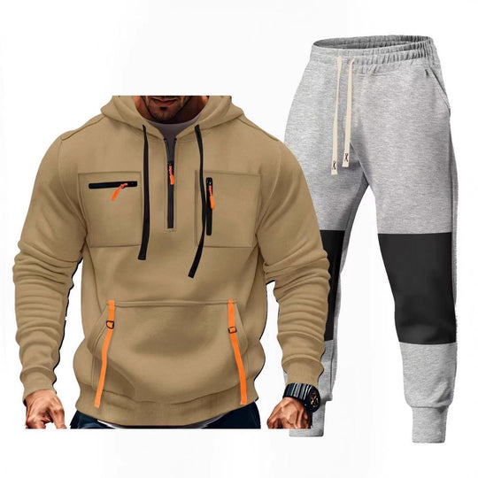 Herren Sportbekleidungsset mit funktionalen Taschen R&B
