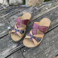 Damen eleganten Freizeitsandalen mit verstellbarem Riemen und ergonomischer Fußbettung R&B