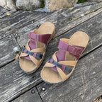 Damen eleganten Freizeitsandalen mit verstellbarem Riemen und ergonomischer Fußbettung R&B