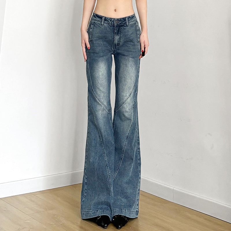 Damen Flared Jeans im individuellen Vintage-Look mit skandinavischem Flair R&B