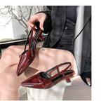 Damen Slingback-Pumps mit elegantem spitz zulaufendem Design R&B
